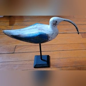 Coastal decor handmade painted wood